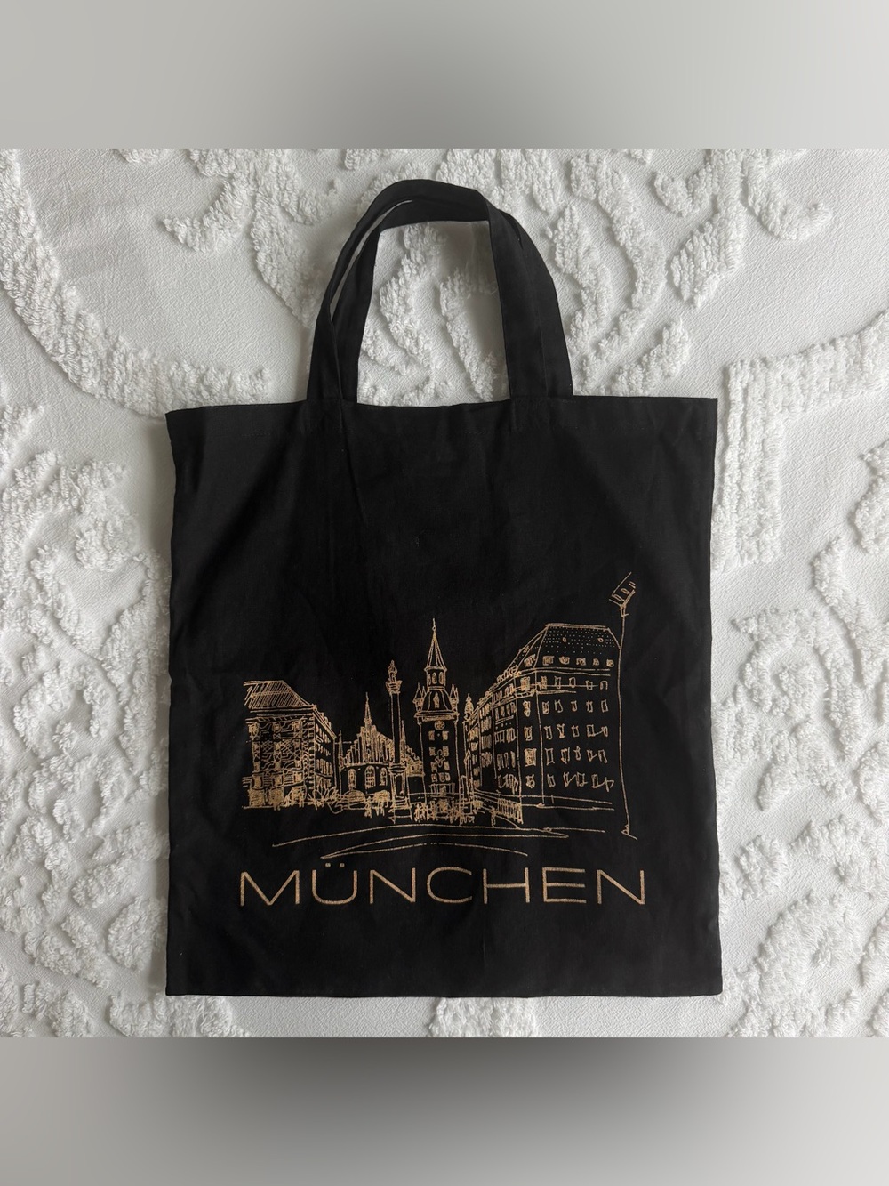 München Munich Germany Reuseable Tote Shopping Bag